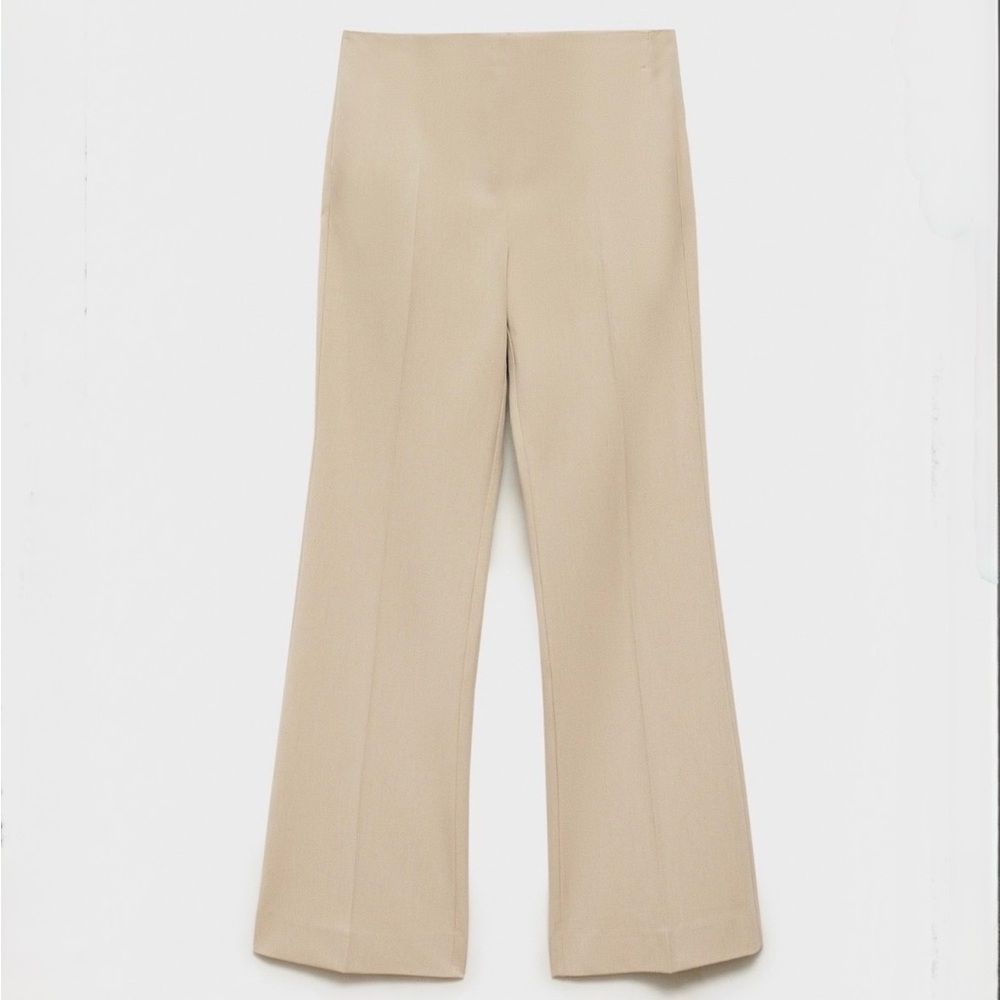 Mango Flare Pants with Slit on Legs